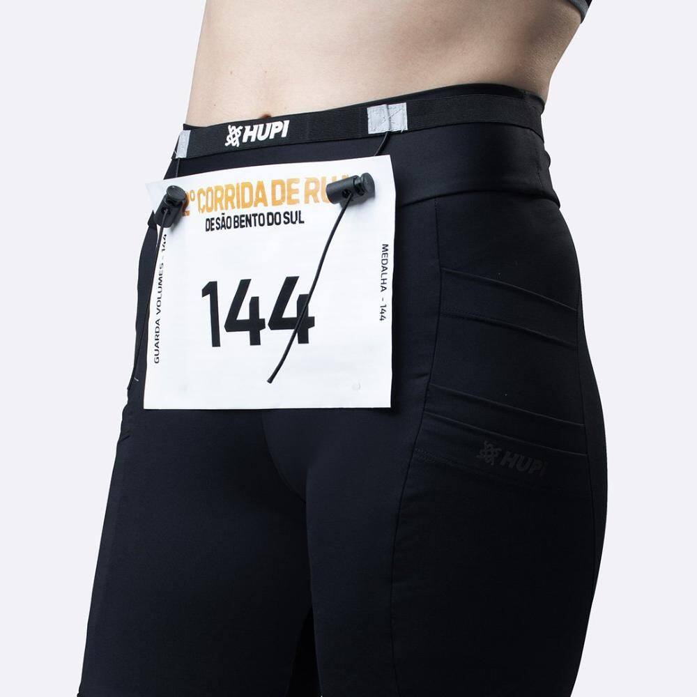 Cinto Porta Número HUPI Running All Black