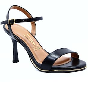 Sandália Vizzano Salto Fino Feminina - Preto