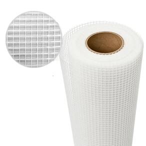 Tela Reforço Reboco Fibra de Vidro Branco 10/9mm – 50m x 1m Construção
