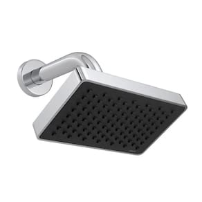 Chuveiro Flex Retangular de Parede Cromado Diâmetro 15cm Pressão 12L Minuto Deca