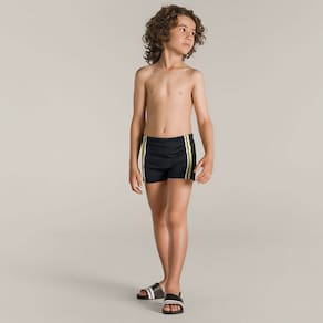 Sunga em malha UV infantil menino Brandili Preto