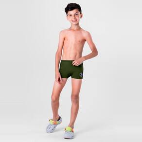 Sunga Infantil Menino em Malha Uv - Verde - Brandili