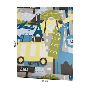 Papel De Parede Infantil 10.5 Metros - Yh17926