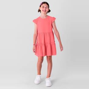 Vestido Liocel Infantil Menina Rosa Brandili