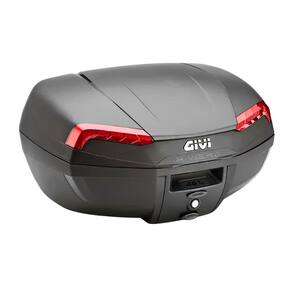 Bau Bauleto Givi Monolock Riviera 46 Litros Lente Vermelha