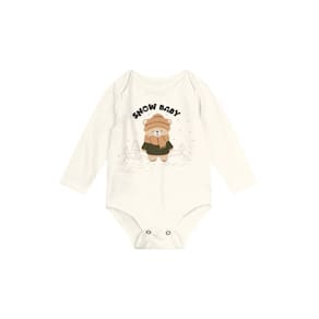 Body Bebê Menino De Ursinho Natural Brandili