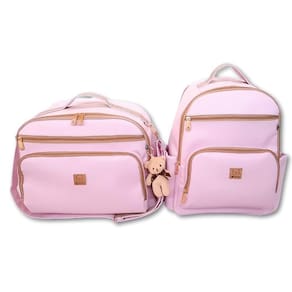Kit Bolsa Mala Maternidade Bebe Enxoval Grande + Mochila +