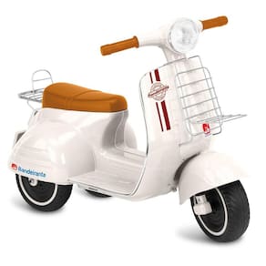 Scooter Elétrica Banderetta Off White 6V - Bandeirante