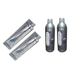 Kit Tinta Marsala 02 Coloração e 02 OX 20 90ml Mairibel