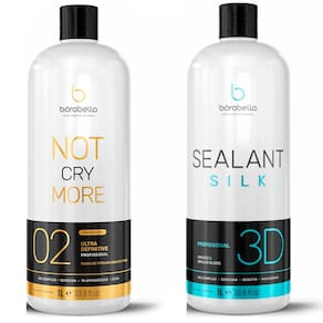 Kit Progressiva Not Cry More e Selagem Silk Borabella 1L