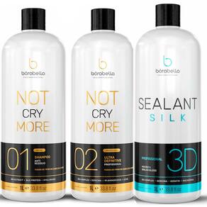 Kit Progressiva Not Cry More e Selagem Silk 3D Borabella