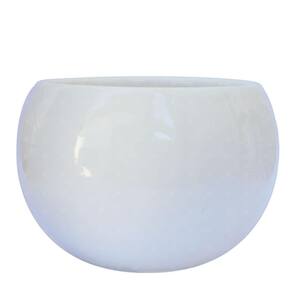 Kit 5 Vasos De Cerâmica Para Vela Com Furo Branco - 200Ml
