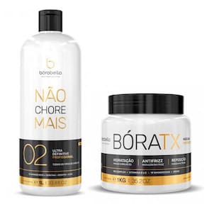 Kit Progressiva Not Cry More e Mascara BoraTX Borabella 1L