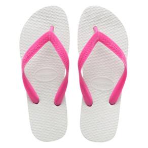 Chinelo Havaianas Tradicional - Branco e Rosa