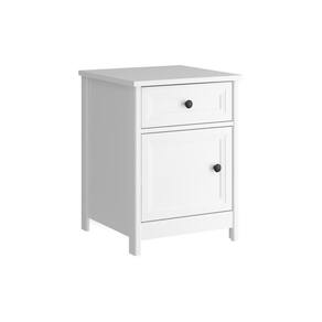 Mesa de Cabeceira Ditália 1 Gaveta 1 Porta DM-114 Branco Cozy
