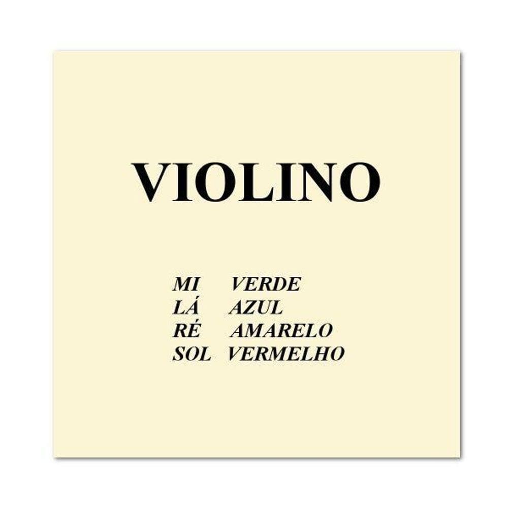 Encordoamento Infantil Mauro Calixto Violino 3/4 Cordas Nylo
