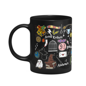 Caneca Geek Icons Fantasy Potter - Preta - 325ml