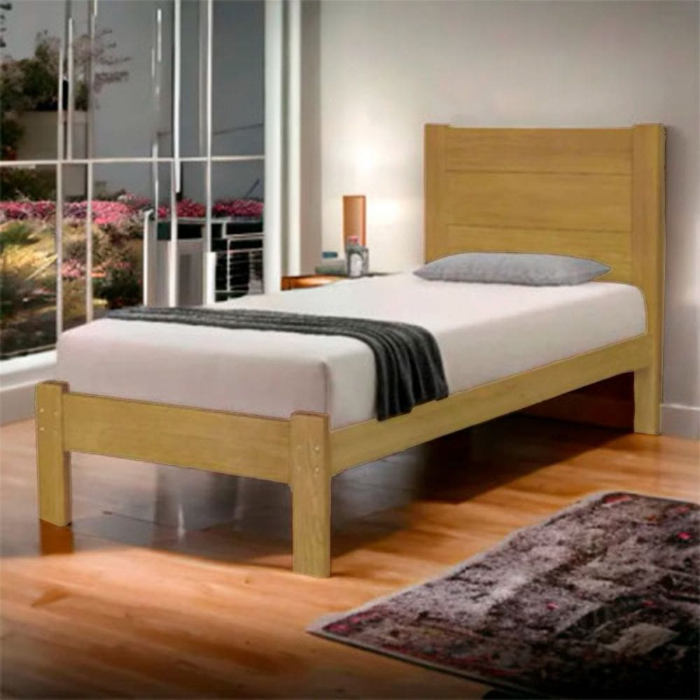 Cama Solteiro Lara Turca - Imbuia