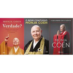 Kit 3 Livros Monja Coen O Bom Contágio + O Que Aprendi O Sil