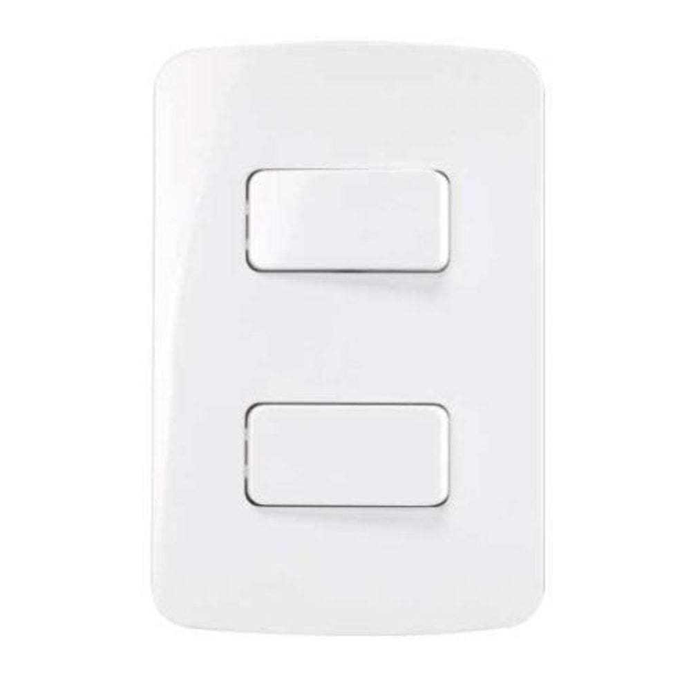 Conjunto Interruptor Duplo 10A 250V 4X2 Margirius B