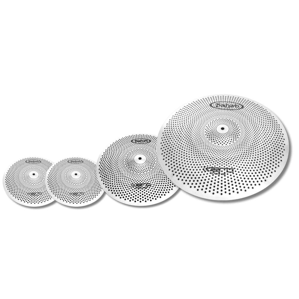 Kit Pratos Hero Mute Par Chimbal 14 + Crash 16 + Ride 20