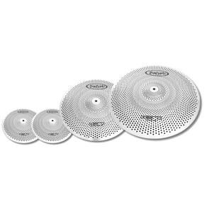 Kit Pratos Hero Mute Par Chimbal 14 + Crash 18 + Ride 20