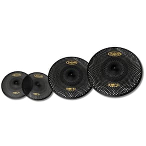 Kit Pratos Hero Mute Bk Par Chimbal 14 + Crash 16 + Crash 18