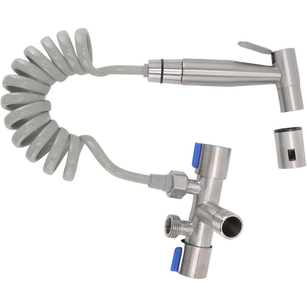 Super Ducha Higiênica Banheiro 2 Saídas De 1/2 Aço Inox 304