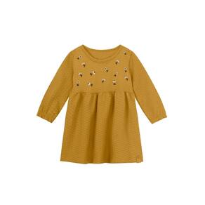 Vestido Bebê Menina Floral Amarelo Brandili