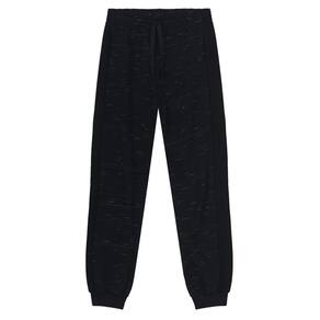Calça Jogger Infantil Menino Em Moletom Preto Brandili