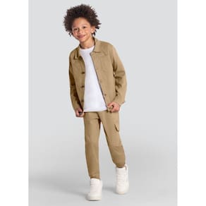 Calça Jogger Infantil Menino Sarja Brandili