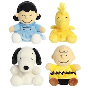 Pacote de pelúcia Aurora Peanuts Palm Pal Charlie Brown Lucy