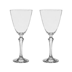Jogo 2 Taças De Cristal Água 350 Ml Linha Elisabeth Bohemia