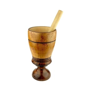 Copo de Caipira Cusco em Madeira 500ml Cusco