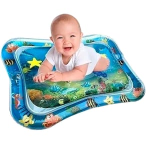 Tapete Interativo Inflável de Agua para Bebe Azul