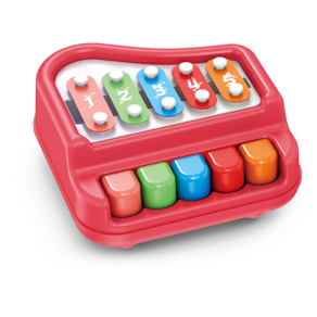 Brinquedo Xilofone Pianinho 5 Teclas/Notas Musicais