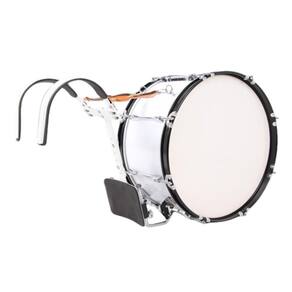 Bumbo 22 X 12 Marching Band Branco Carrier Nbjb2212 Dreamer