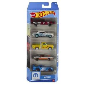 Carro fundido Hot Wheels Mopar, pacote com 5, escala 1:64