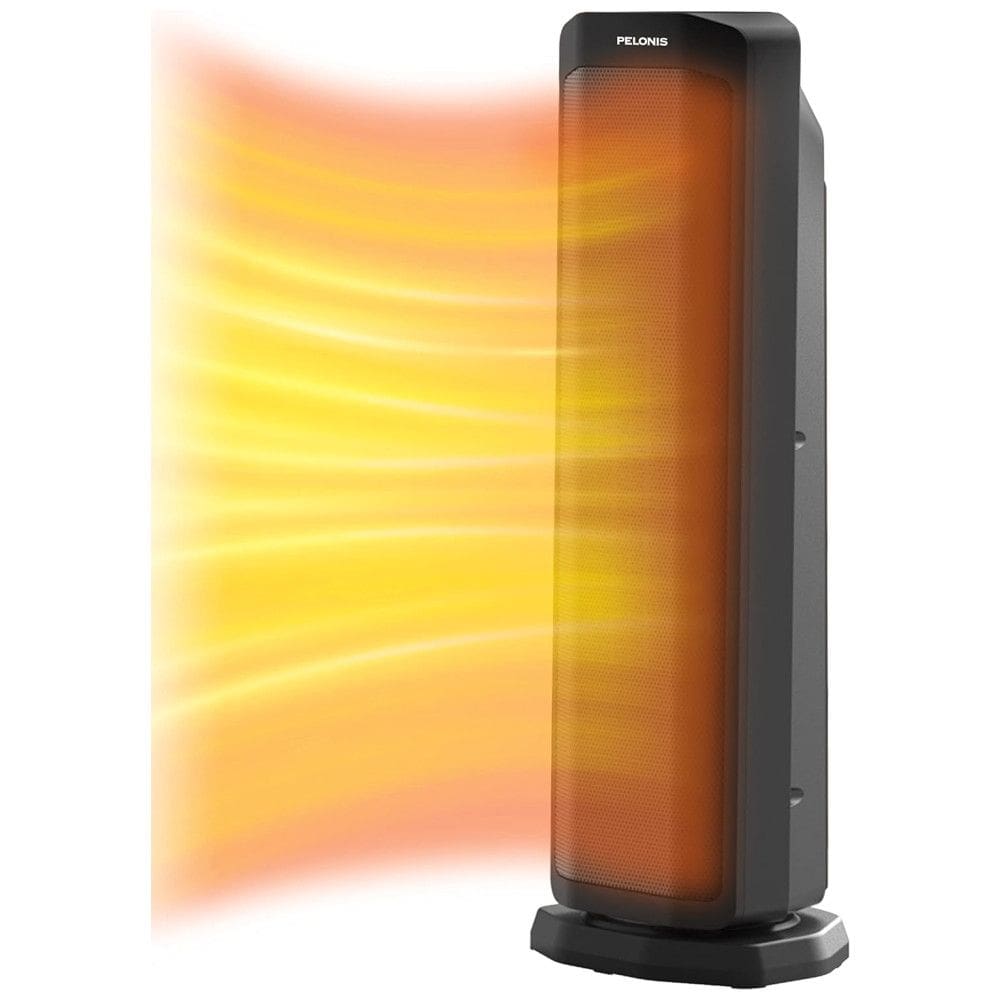 Aquecedor Elétrico com Termostato Programável e Controle Remoto, 110V 1500W, Pelonis, Preto