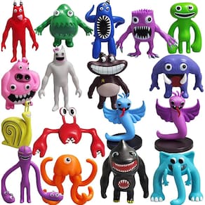 Conjunto de bonecos de ação de brinquedo KUEVSD, 18 unidades para cobertura de bolo e presente