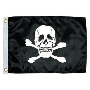 Bandeira de barco Taylor Made Jolly Roger 1818 30x45cm preta