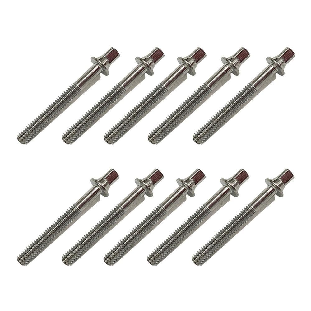 Kit 10 Parafuso Afinação De Bateria 45Mm X 5Mm 7/32
