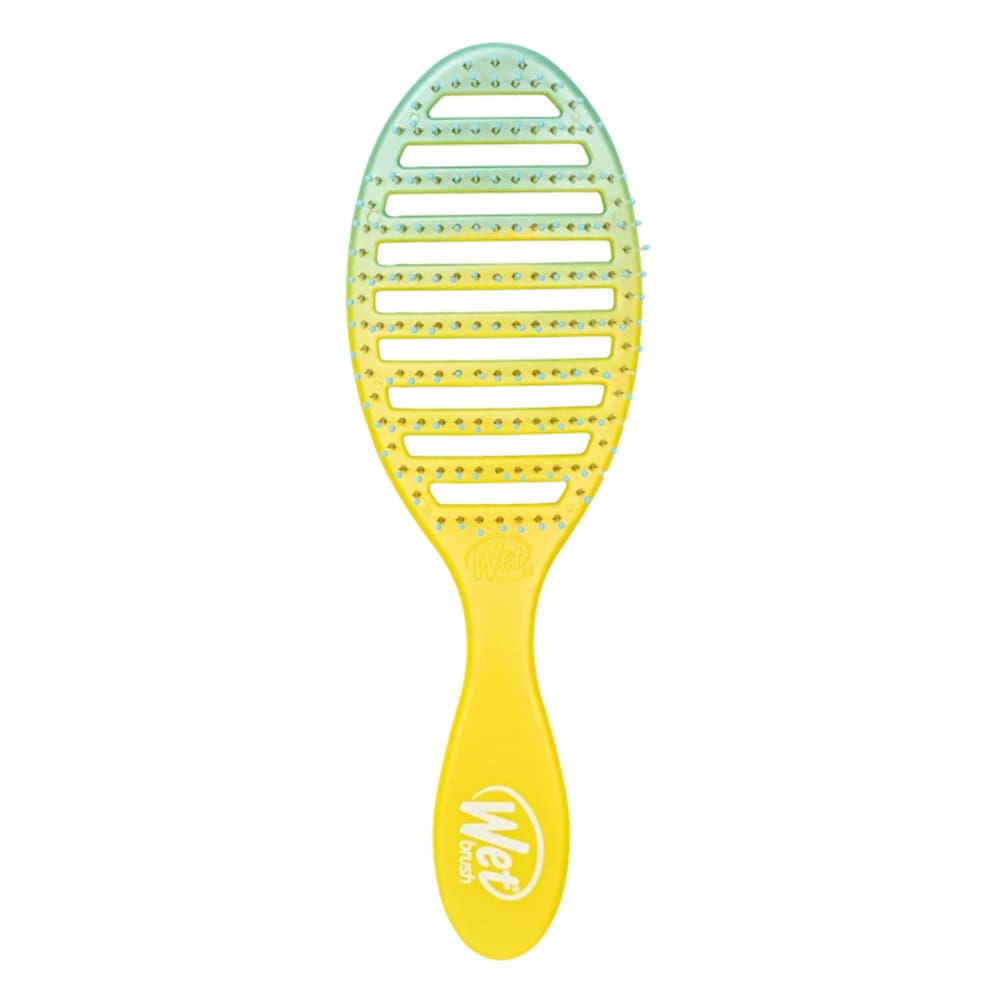 Wet Brush Speed Dry Ombre - Escova de Cabelo verde/azul/Amarelo
