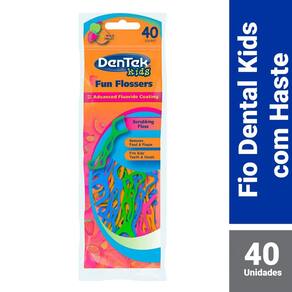 Fio Dental Infantil DenTek Fun Flossers 40un