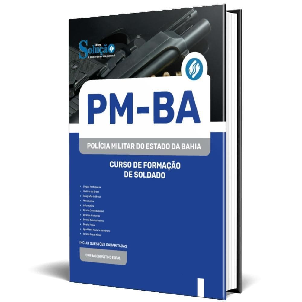 Apostila Pm Ba 2025 Curso De Formação De Soldado