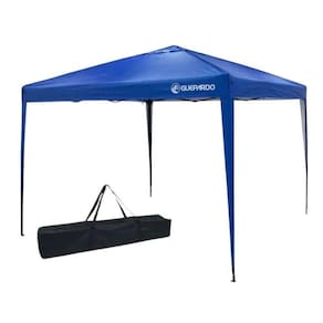 Gazebo Azul Tenda Com Estrutura Articulada 3M X 3M Barraca