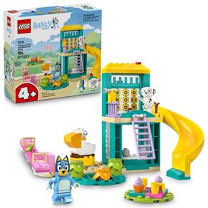 Brinquedo de construção LEGO Bluey Playground Fun com Bluey e Chloe 4+