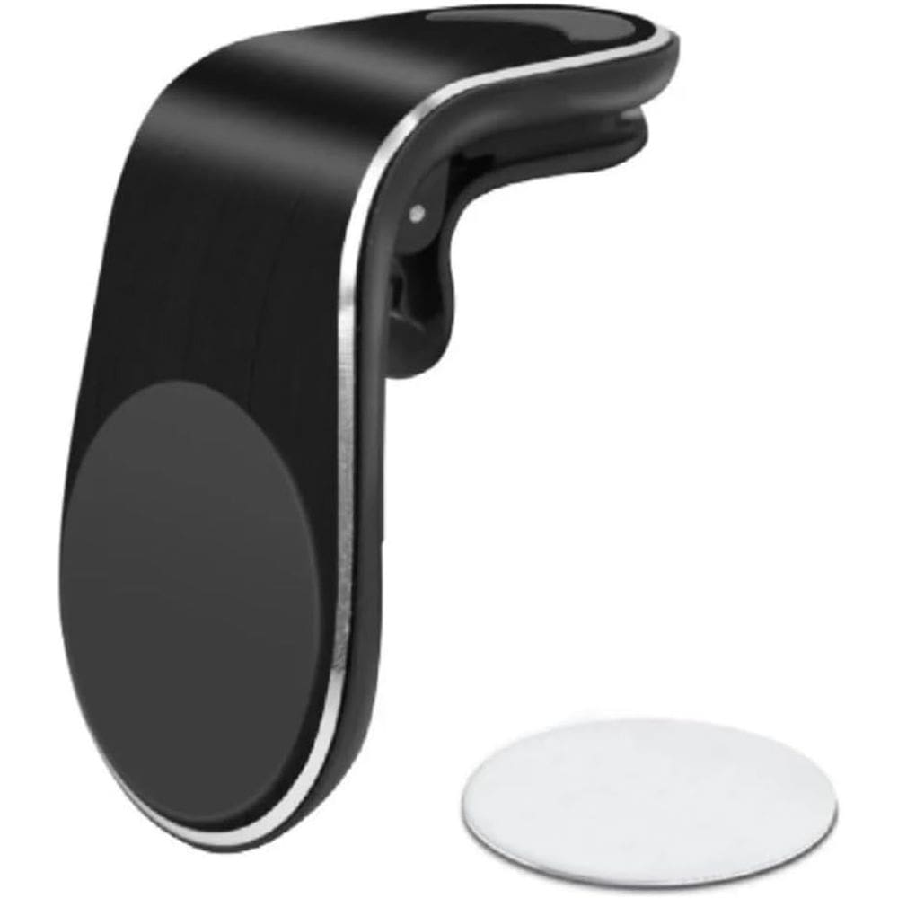 Suporte Veicular Premium Magnético para Celular - Fixação Saída de Ar, Rotação 360°, Universal para Carro