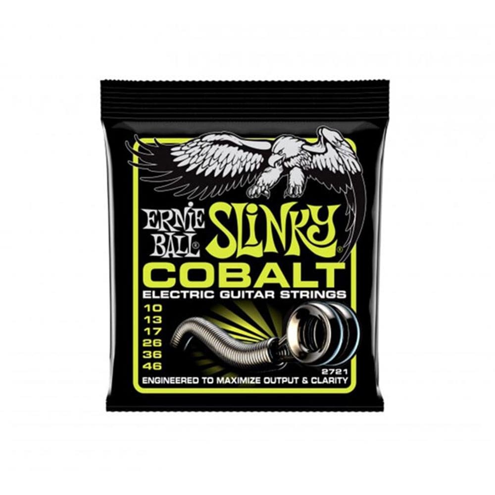 Encordoamento Guitarra Ernie Ball Cobalt 2721 Slinky 010 046