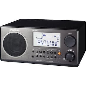 Radio Sangean WR-2 AM/FM-RBDS Armário de Madeira Tuning Digital